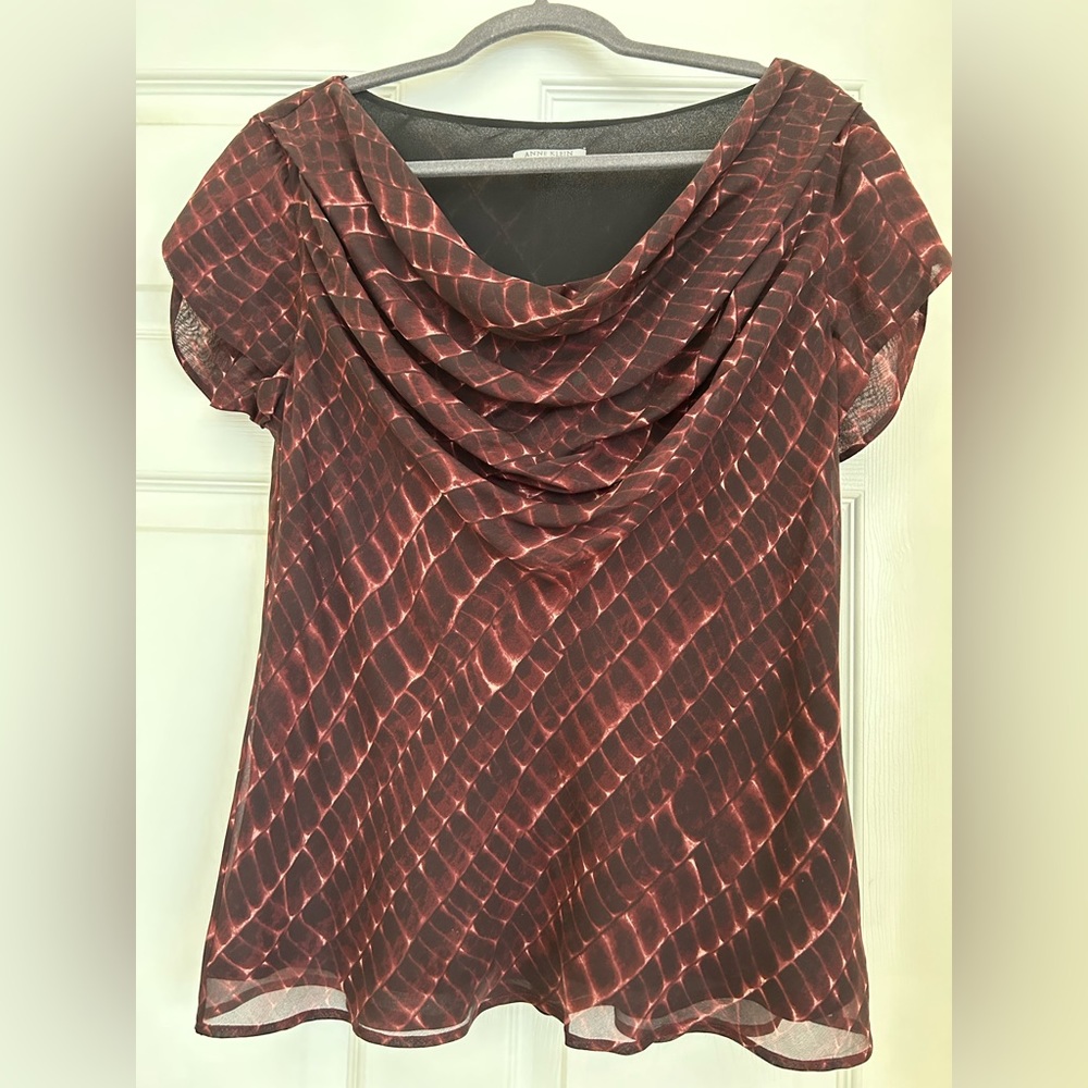 Anna Klein ,silk shirt ,large